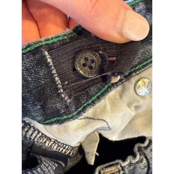 Tommy Hilfiger Shorts Boys 6 Blue Medium Wash Denim Cargo Jean Shorts Preppy - Picture 9 of 10
